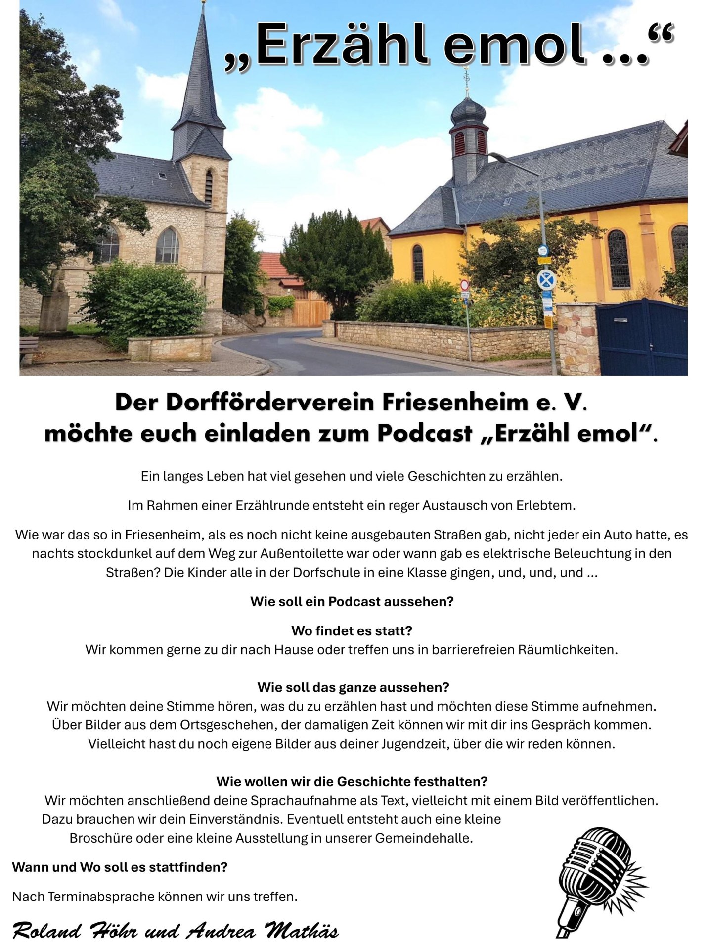 Podcast "Erzähl emol"